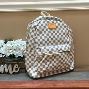 NWT large leather backpack